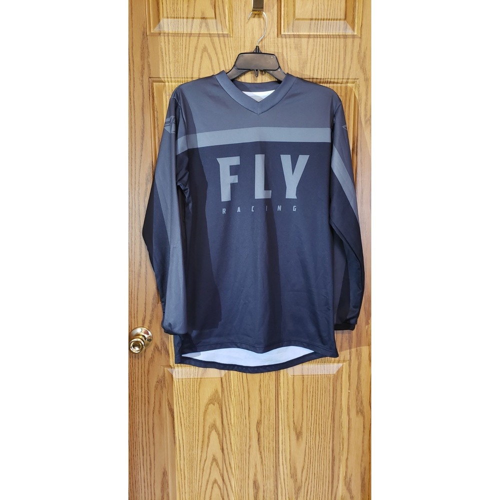 Mens Fly Racing Long Sleeve Shirt. Fire Resistant. Small. Gray And Navy....